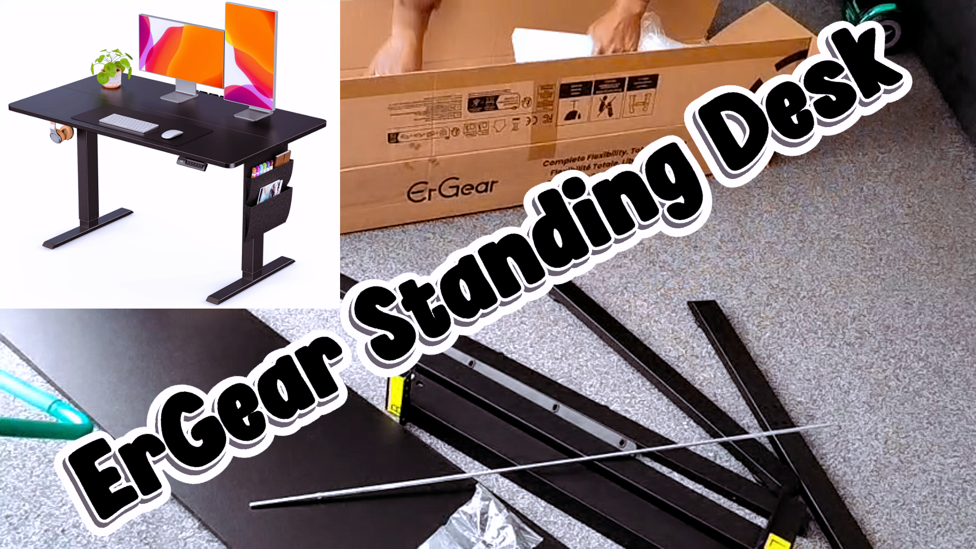 ErGear Standing Desk 120x60cm – Full Product Overview, Unboxing & Buying Guide